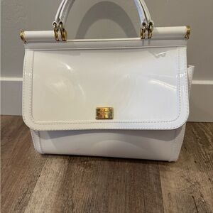 Authentic Dolce & Gabbana Miss Sicily PVC Handle Bag
